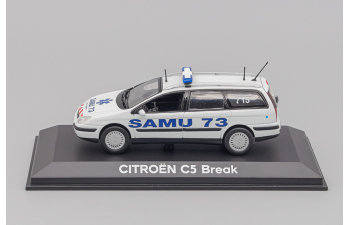 CITROEN C5 Break Ambulance SAMU 73, white