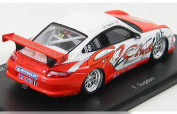 PORSCHE 911 997 Gt2cup N88 Winner Asia Cup (2007) T.Sugden, Orange White