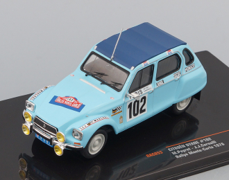 CITROEN Dyane #102 Peyret/Cornelli Rally Monte Carlo (1976), blue