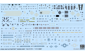 Сборная модель LOCKHEED MARTIN F-22a Raptor Airplane Military 1990
