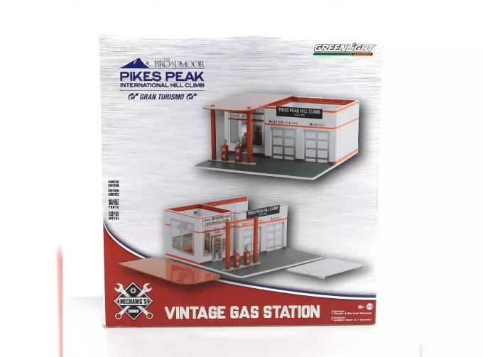 ACCESSORIES Set Officina Garage Mechanic's Corner Pikes Peak Station, White Red