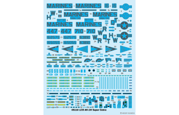 Сборная модель Ударный американский вертолёт AH-1W Super Cobra