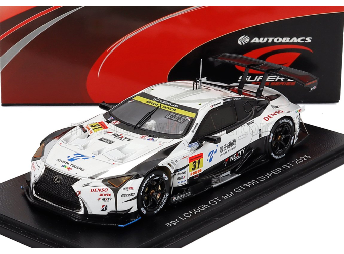 LEXUS Lc 500h Gt Team Anest Iwata Racing №31 Gt300 Class Super Gt (2025) Yuki Nemoto - Oliver Rasmussen, White