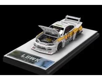 NISSAN Silvia S15 LBWK #23, white / orange