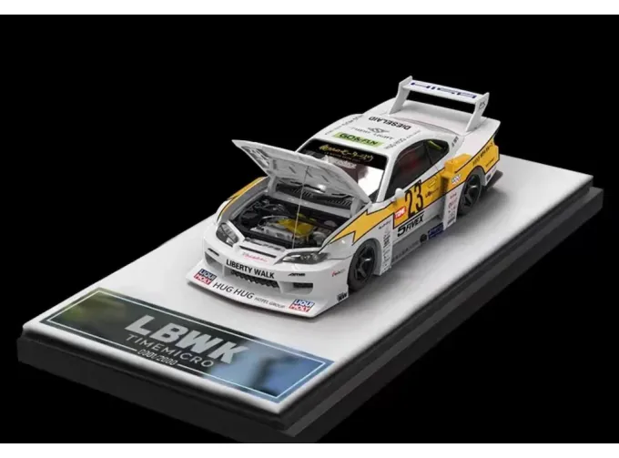 NISSAN Silvia S15 LBWK #23, white / orange