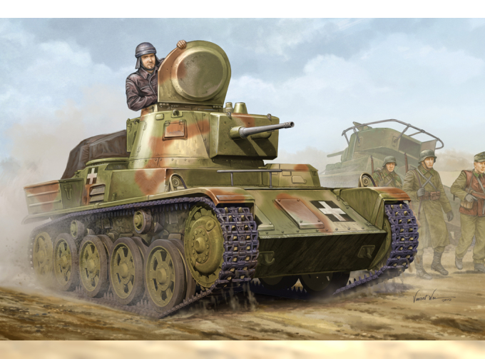 Сборная модель Танк Hungarian Light Tank 38M Toldi II(B40)