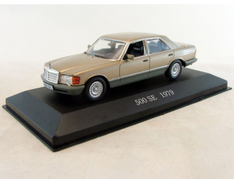 MERCEDES-BENZ 500 SE (1979), Mercedes-Benz Offizielle Modell-Sammlung 39, gold