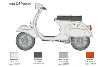 Сборная модель VESPA 125 Primavera