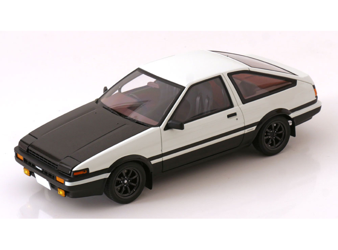 TOYOTA Sprinter Trueno (AE86) Project D Final Version, white matt-black