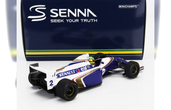 WILLIAMS F1 Fw16 Team Rothmans Renault №2 San Marino Gp Dirty Version (1994) Ayrton Senna, Blue White