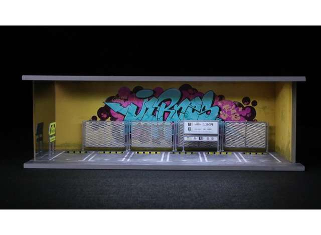 Diorama *Graffiti with light F*, various