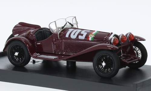 ALFA ROMEO 8C 2300 №105 Mille Miglia (1932) T.Nuvolari-G-B.Guidotti, dark red