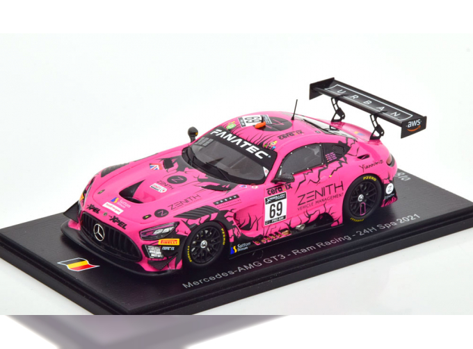 MERCEDES AMG GT3 N°69 Ram Racing 24H Spa 2021 de Haan-Collard-Collard-Schiller (2021)