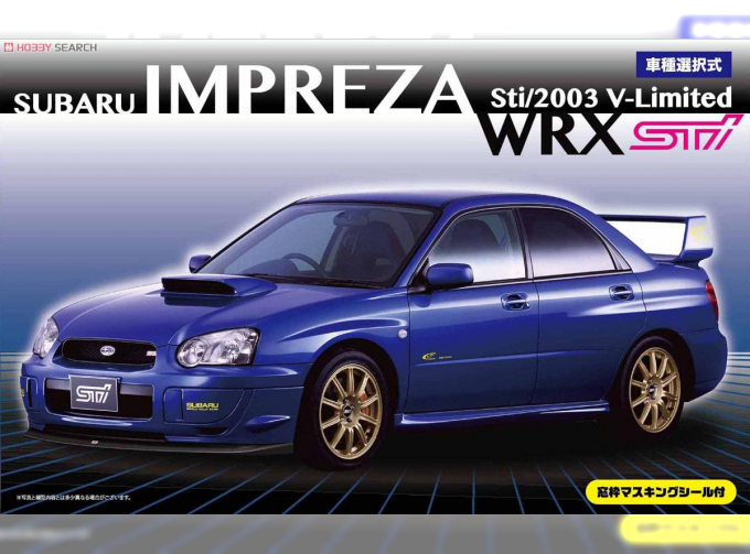 Сборная модель Subaru Impreza WRX STI 2003