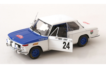 BMW 2002 Ti №24 (night Version) Rally Montecarlo (1969) Timo Makinen - Paul Easter, White Blue