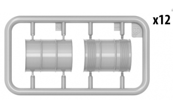 Сборная модель Современные бочки с маслом 200л