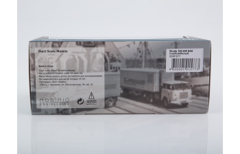 SKODA 100.850 SA8, blue / grey