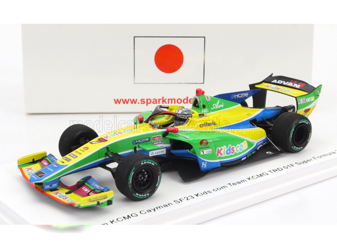 DALLARA Sf23 Toyota Trd01f Team Kcmg N7 Super Formula Season (2023) Kamui Kobayashi, Green Yellow