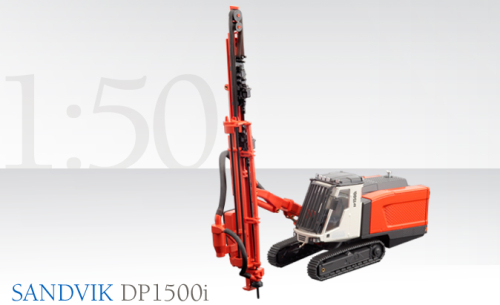 SANDVIK DP1500i Bohrgerät, 1:50