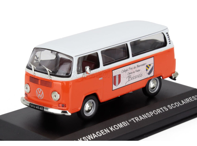 VOLKSWAGEN Kombi Van Transports Scolaires (1978), Orange White
