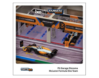Pit Garage *McLaren Formula One Team*, blue/orange