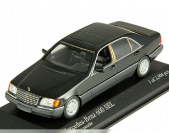 MERCEDES-BENZ 600 SEL W140 (1991), black