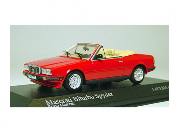 MASERATI Biturbo Spider (1982), red