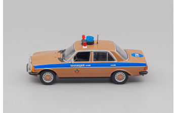 MERCEDES-BENZ W123 ГАИ города Москва СССР, Полицейские Машины Мира 59, коричневый