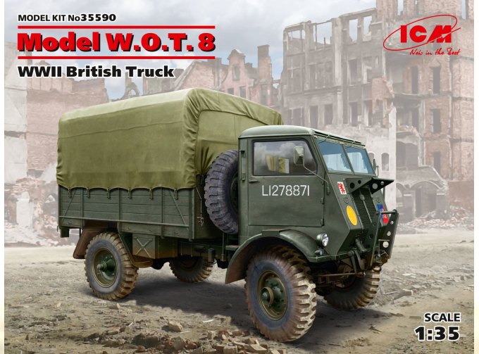 Сборная модель Model W.O.T. 8, Британский грузовой автомобиль ІІ МВ