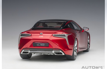 LEXUS LC500 Coupe (2016), red