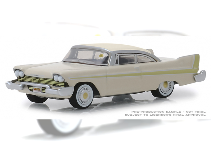 PLYMOUTH Fury Golden Commando 1958 Sand Dune White on Beige (Kissimmee 2012)