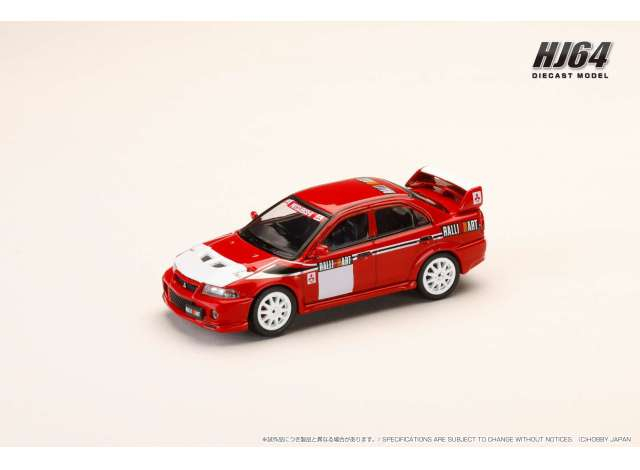 MITSUBISHI Lancer GSR Evolution 6 (CP9A) Ralliart, white / red 2000