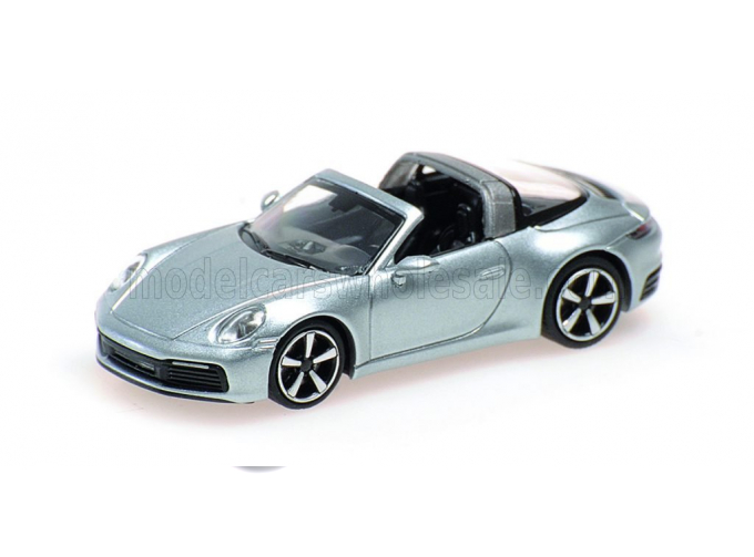 PORSCHE 911 992 Targa 4 Spider (2020), Blue Silver