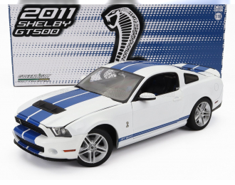 FORD Mustang Gt500 Cobra Coupe (2011), White Blue