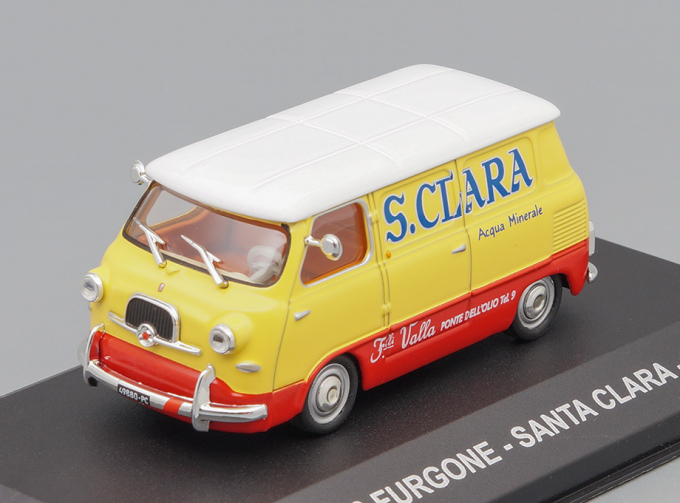 FIAT 600 FURGONE "SANTA CLARA" 1962 Yellow/Red