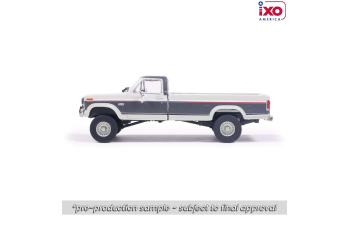 FORD F-150 XLT Lariat Long Bed Styleside 4x2 pick-up (1986), white / grey