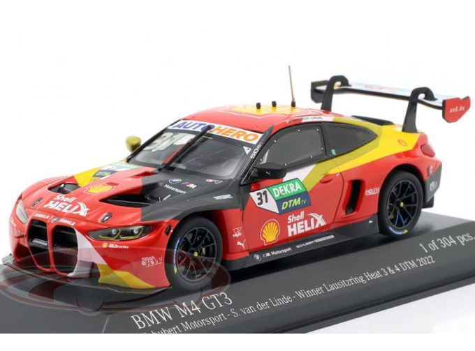 BMW M4 GT3 #31 Winner Lausitzring Race 1 & 2 / DTM champion Sheldon van der Linde (2022)