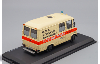 MERCEDES-BENZ L408 VAN RETTUGSWAGEN O.N.S., beige