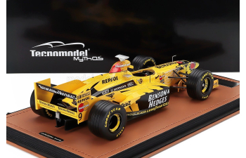 JORDAN F1 198 Honda Mf-301 Hc №9 Winner Belgium Gp Damon Hill (1998), Yellow Black