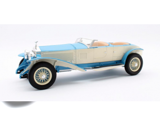 ROLLS ROYCE New Phantom Barker Tourer #10EX 1926 Blue/White