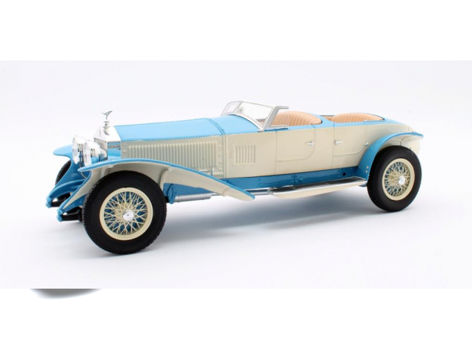 ROLLS ROYCE New Phantom Barker Tourer #10EX 1926 Blue/White