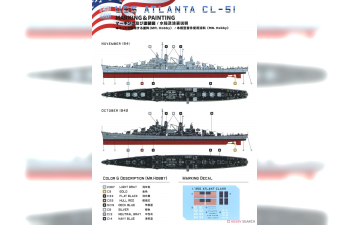 Сборная модель USS Atlanta