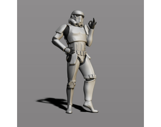 Фигура Штурмовичек, окрашенная