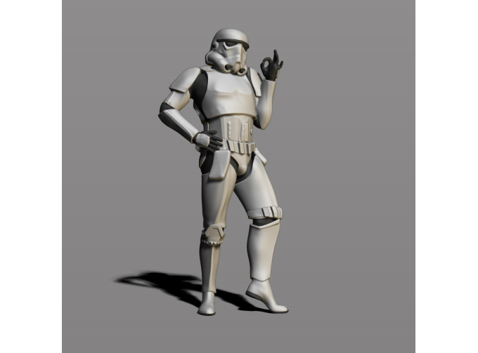 Фигура Штурмовичек, окрашенная