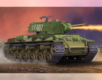Сборная модель Танк  KV-8S Welded Turret