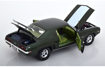 CHEVROLET Copo Camaro Dick Harrell (1969), dark green-metallic white