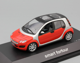 SMART Forfour,  phat red / river silver