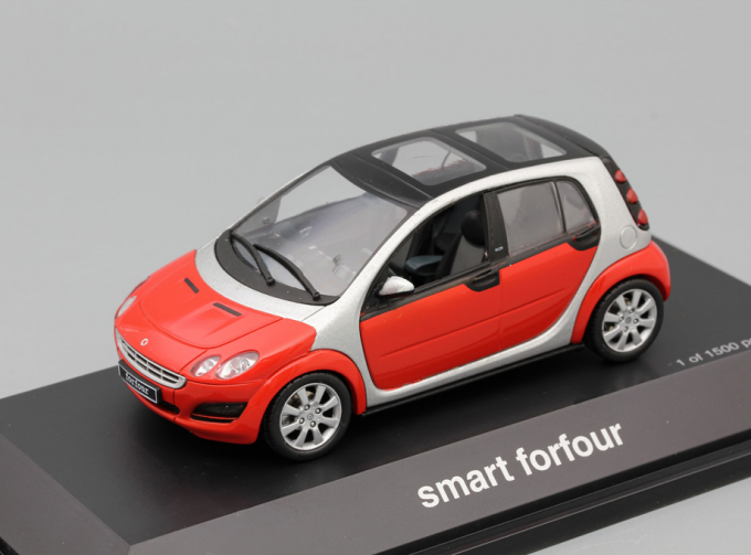 SMART Forfour, phat red / river silver