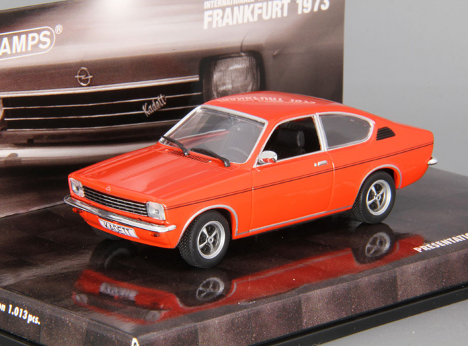 OPEL Kadett Coupe Presentation IAA Frankfurt (1973), red