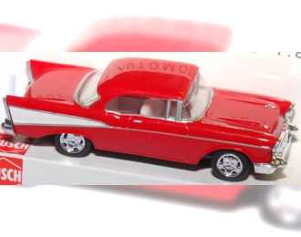 CHEVROLET Bel Air Sport Coupe, red / white